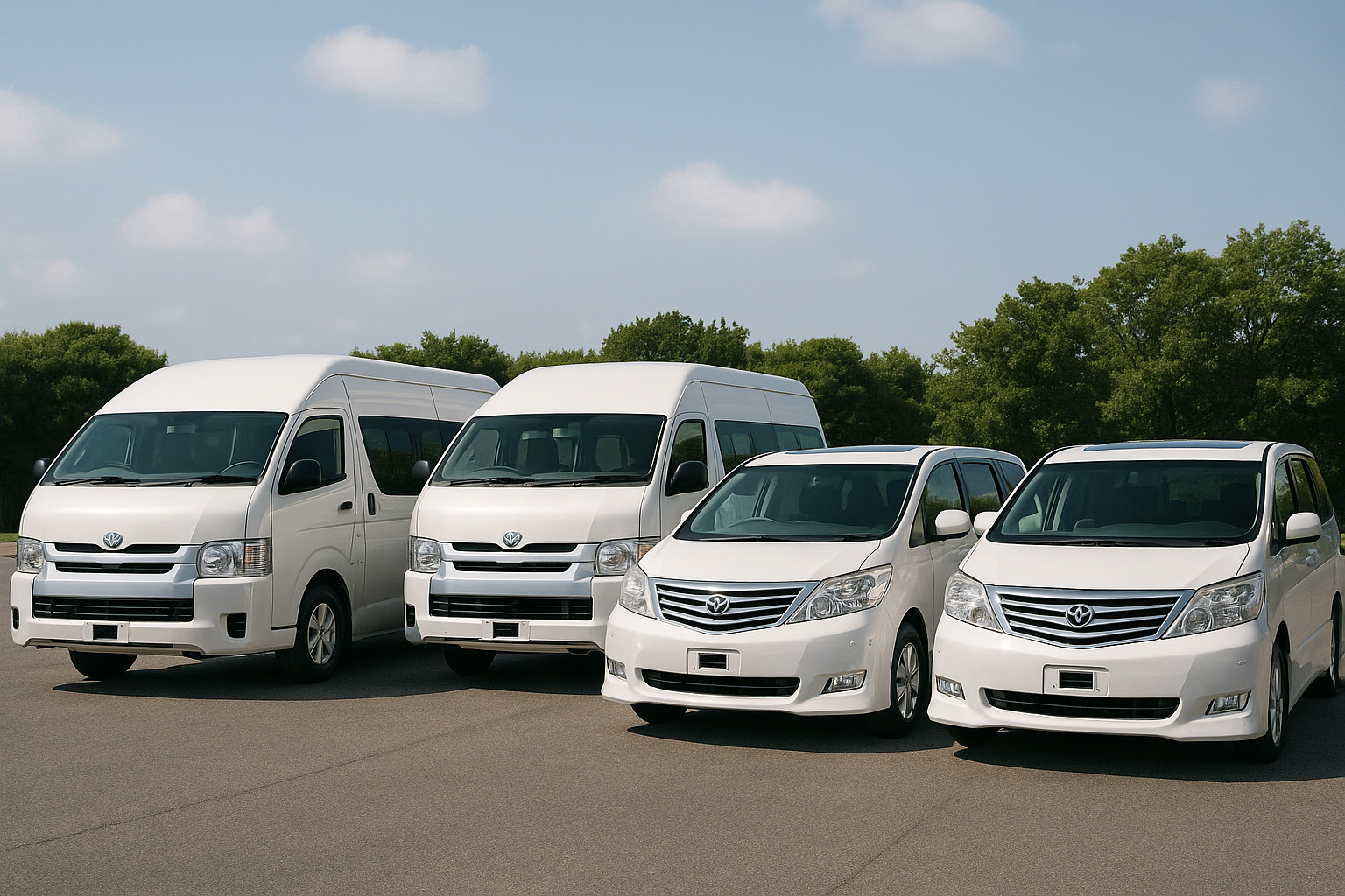 ミニバン(アルファード)ハイエースワイド